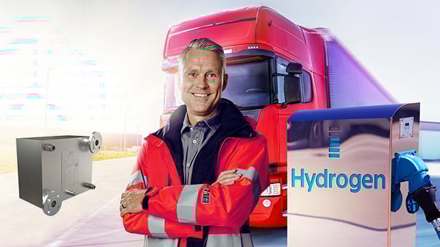 man truck hydrogen refuelling station HyBloc